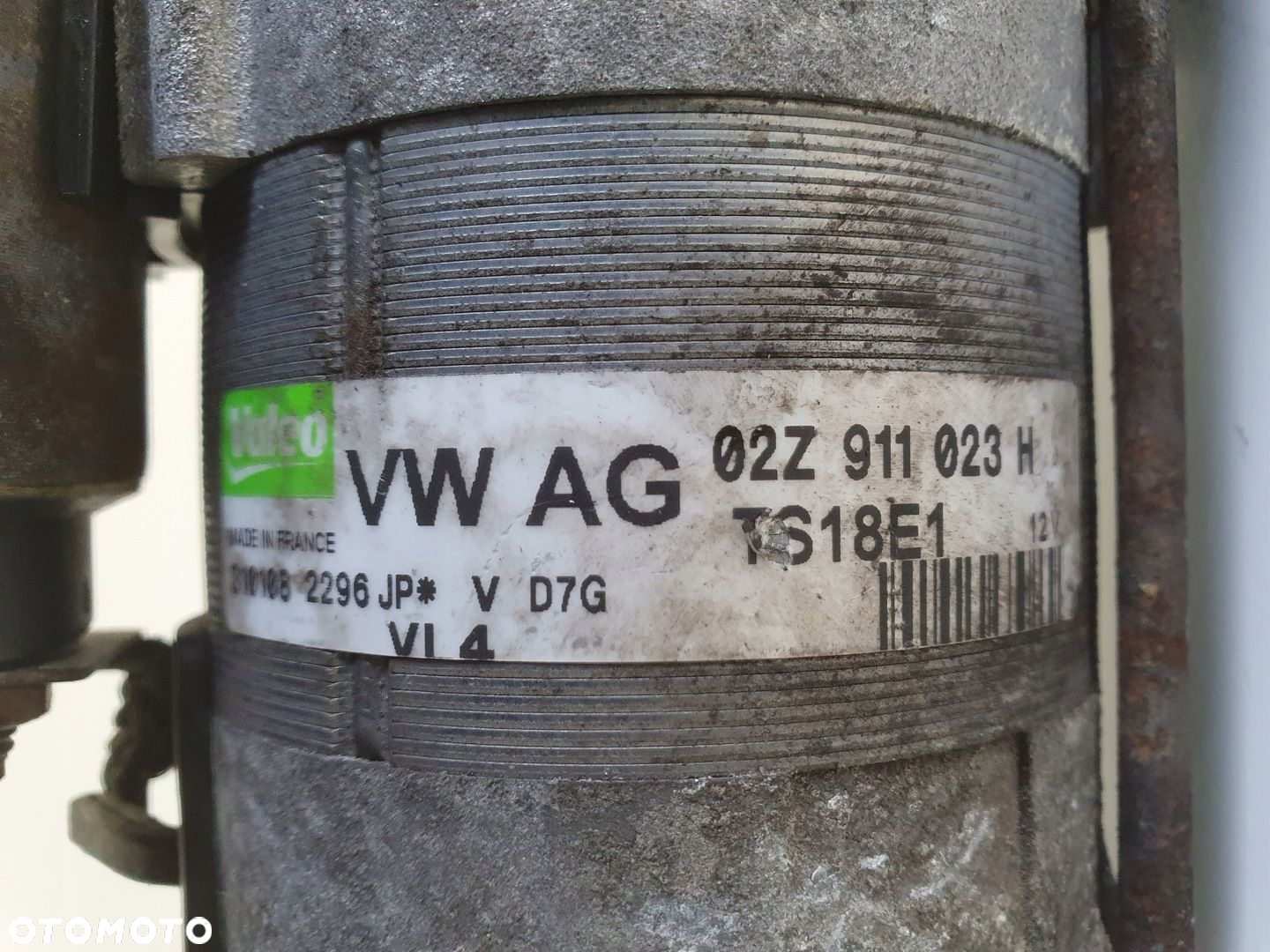 VW Golf V 1.9 TDI ROZRUSZNIK valeo 02Z911023H - 2