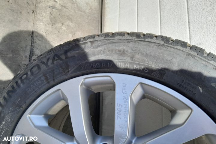Janta aliaj cu anvelopa 17 215 / 60 R17 215 / 60 R17 Renault Kadjar 1 - 4