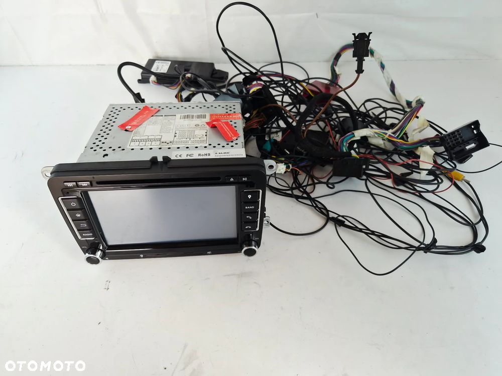 Radio Samochodowe 2-DIN 2DIN A-SURE Nawigacja VW Passat B6 Touran Golf Transporter - 2