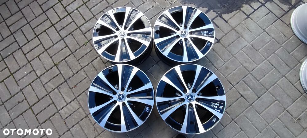 FELGI ALUMINIOWE STOPNIOWANE 5x112 2x8J18 CALI ET 43 2134013700 fi 66,6 2x9Jx18 CALI ET 52,5 2134015300 KOMPLET - 1