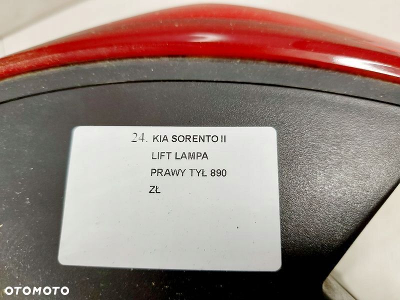 kia sorento 2 ii lift lampa prawy tył prawa tylna - 6
