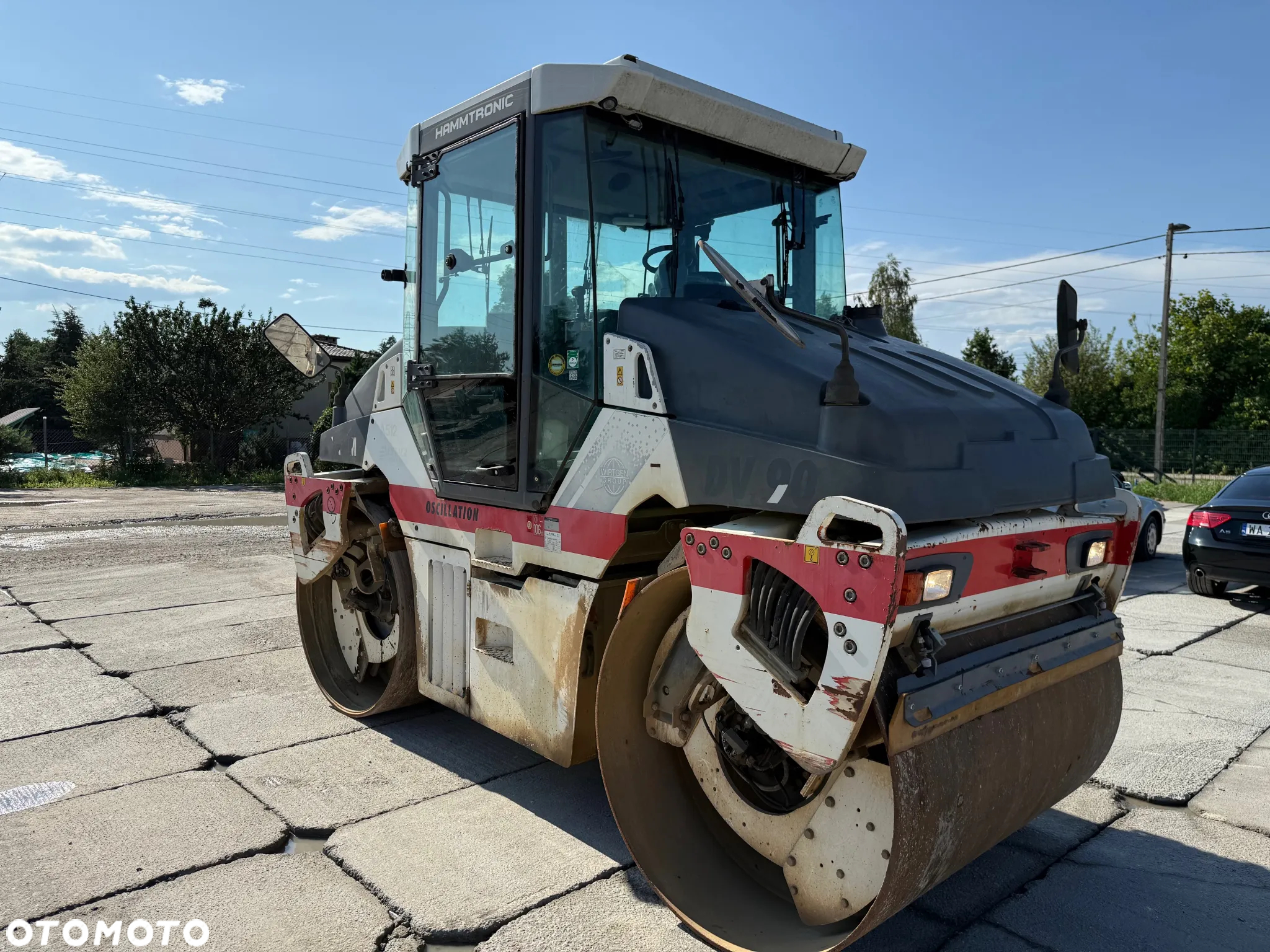 Hamm DV 90 Walec Stalowo Stalowy - 3