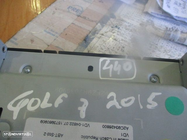 Radios 3G0919605 VW GOLF 7 2015 ORIGINAL - 3