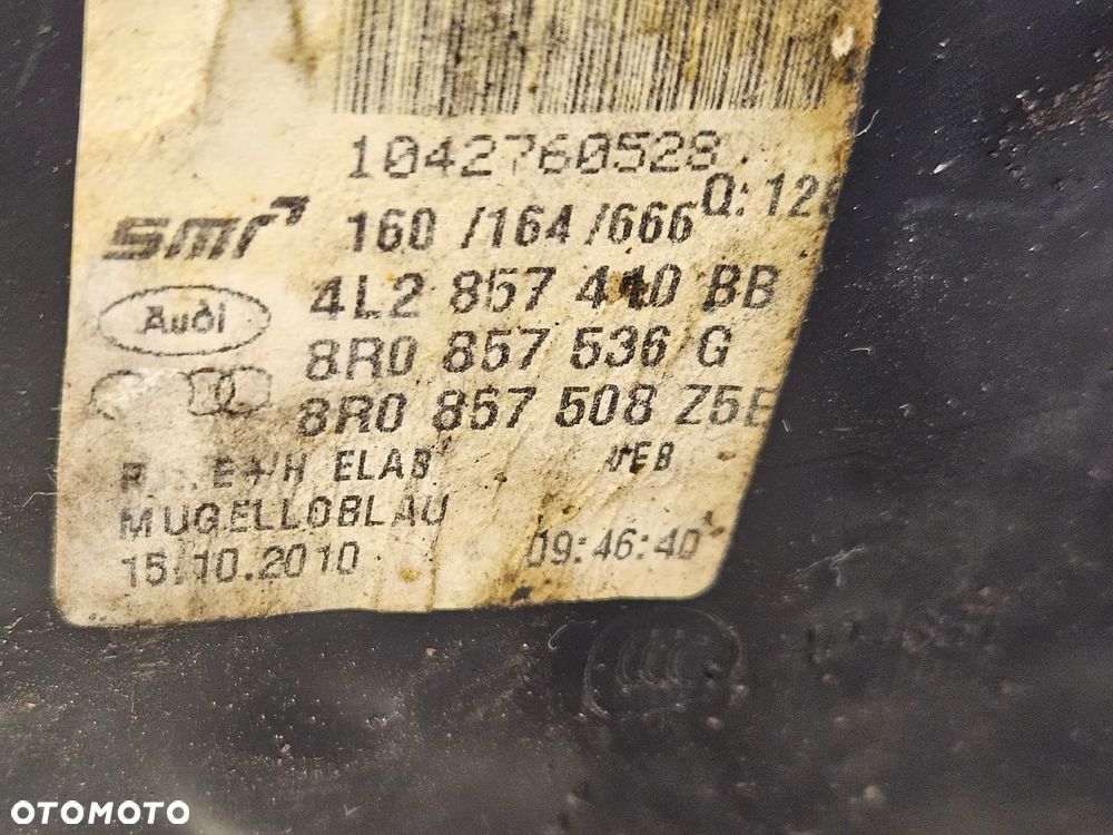 AUDI Q7 4L 05-15R LUSTERKO PRAWE 11 PIN LZ5E PASAZERA 4L2857410 BB - 8