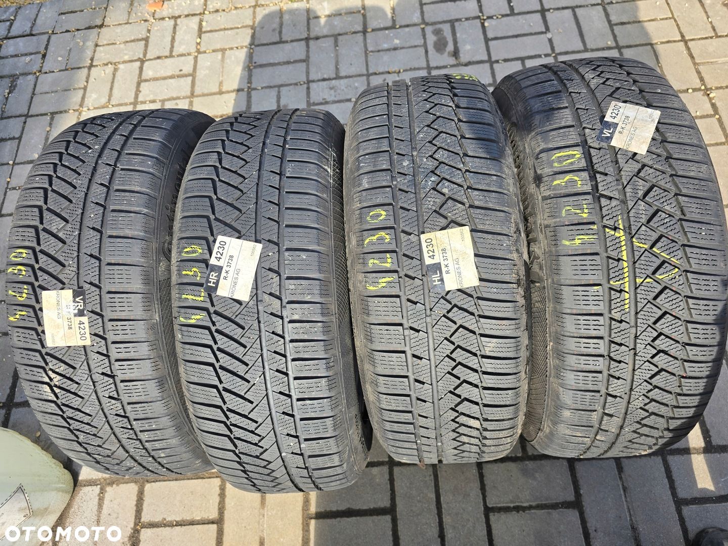 CONTINENTAL WINTERCONTACT TS850P 225/60R17 99H 6,5mm 4X 19R - 1