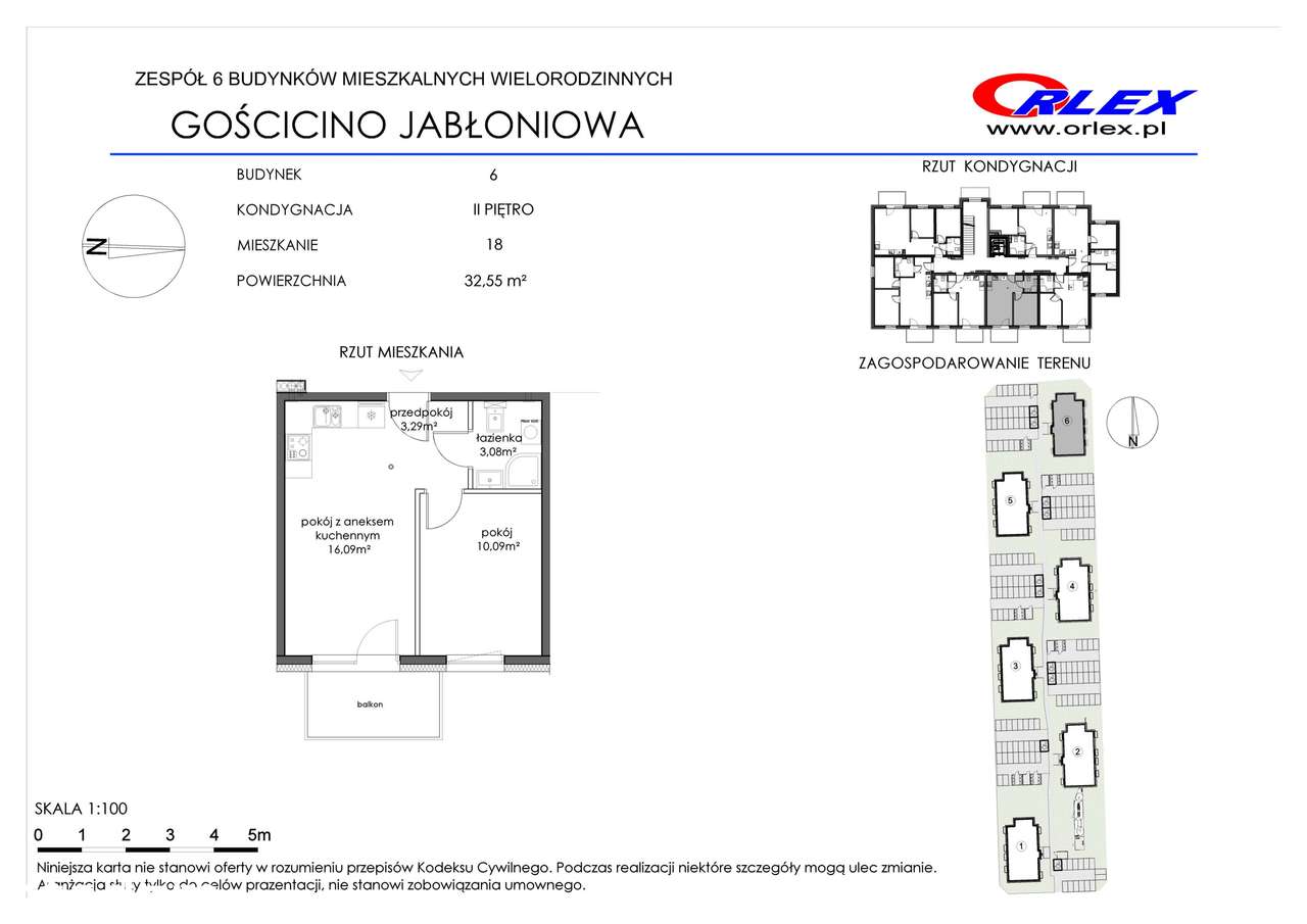 Mieszkanie na sprzedaż, 2 pokoje, 33 m², Gościcino