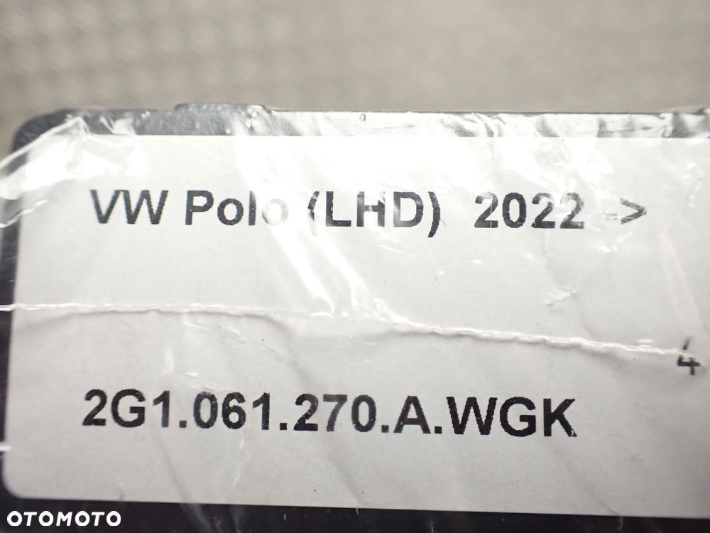 DYWANIKI WELUROWE PRZÓD TYŁ VW POLO 2022 ORYGINAŁ 2G1061270A RADOM - 4