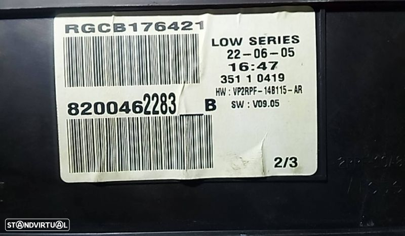 Quadrante Renault Megane Ii (Bm0/1_, Cm0/1_) - 2