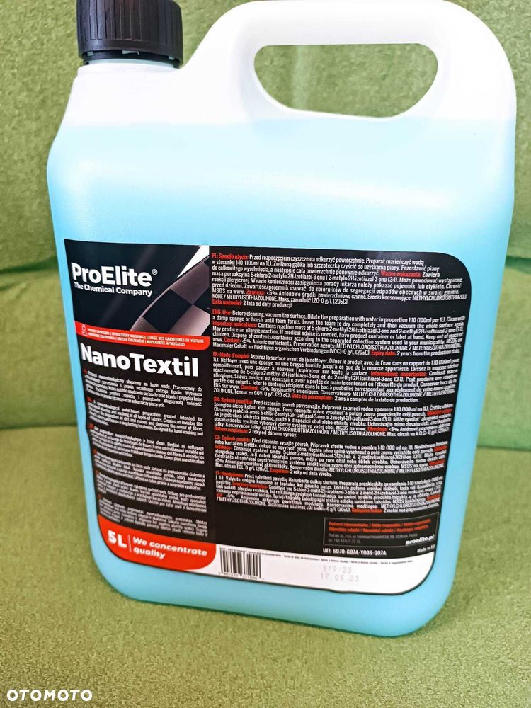 Płyn Koncentrat do Prania Tapicerki Dywanów Mebli ProElite Nano Textil - 3