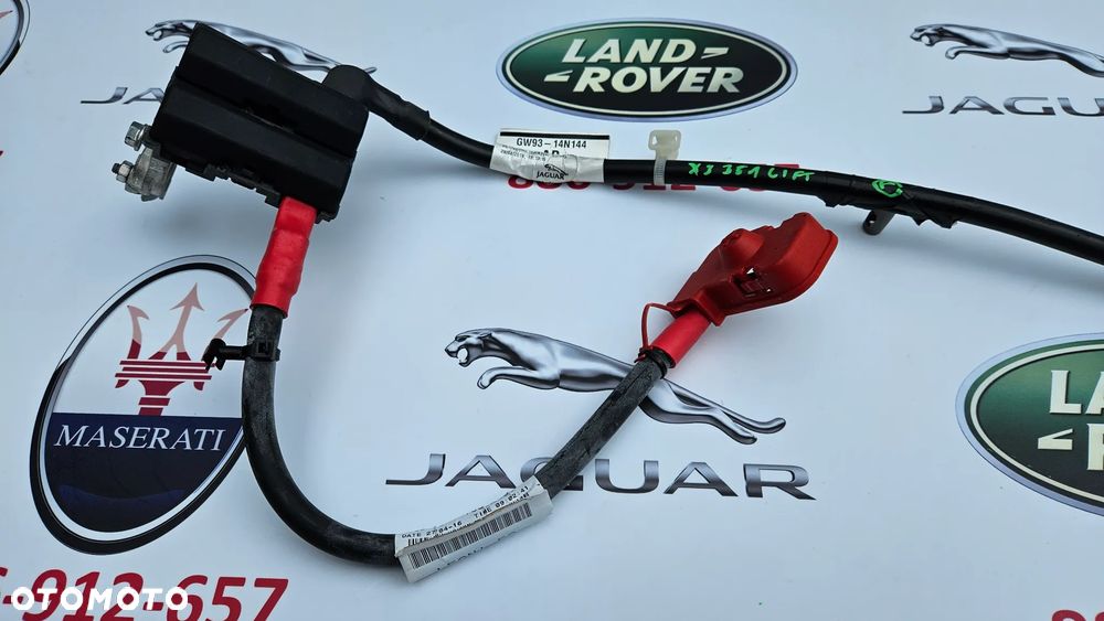 Jaguar XJ 351 LIFT 2015-  Klema akumulatora PLUS Przewód plusowy z bezpiecznikiem GW93-14F423-AC GW93-14N144-AB - 3
