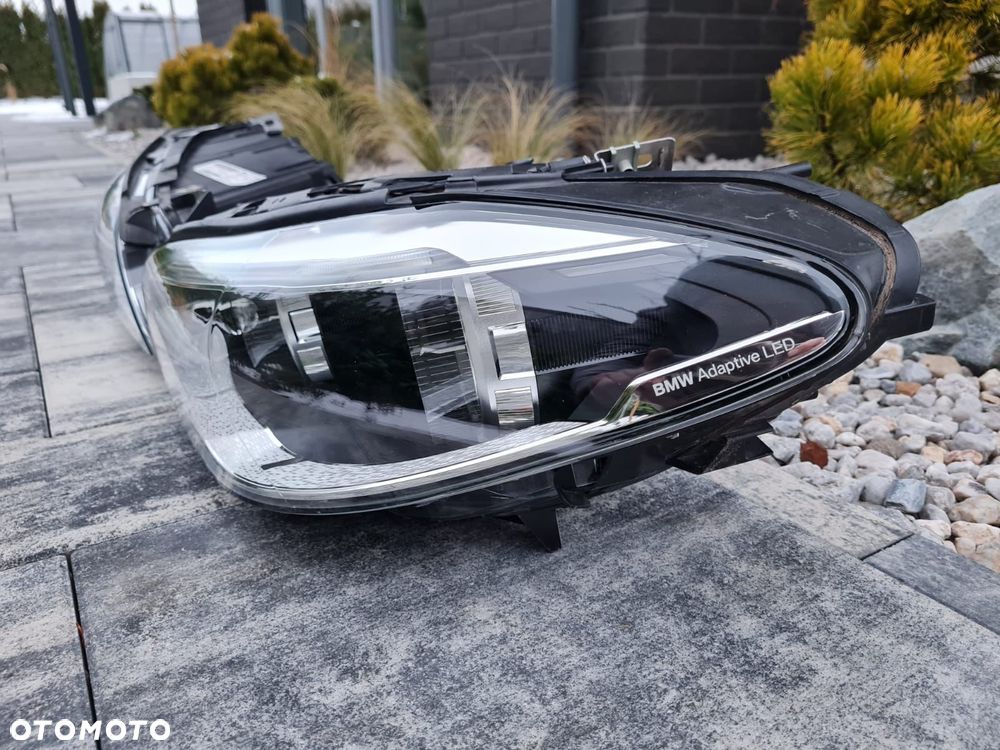 bmw 5 m5 f10 f11 lift lci lampy przód full led adaptive 7352481-08 7424146-01 - 6
