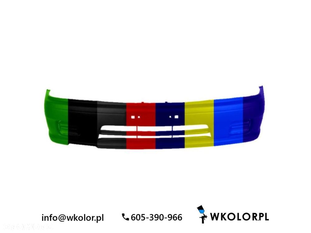 NOWY ZDERZAK MAZDA 323 P V 1996-1998 LAKIEROWANY W KOLOR - 1