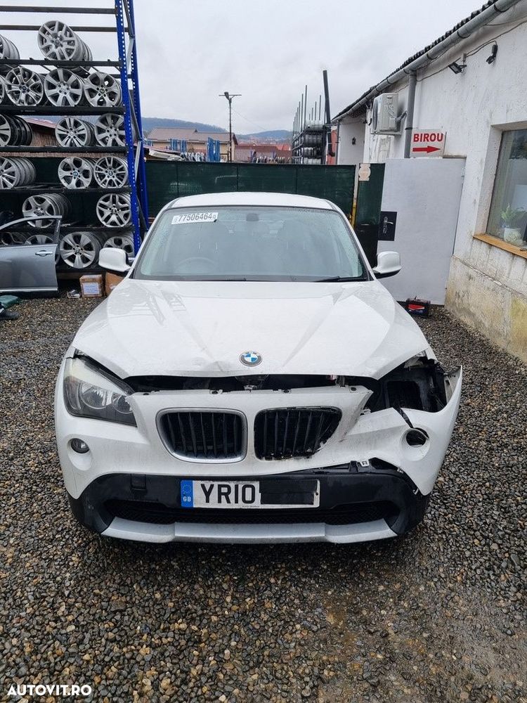 Bara fata BMW X1 E84 2009 - 2015 Alb (1133) model fara spalatoare far Zgariat LOVIT - 11