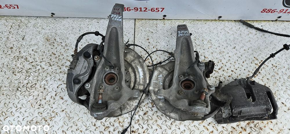 BMW 7 F01 XDRIVE 4x4 Zwrotnica przód prawy lewy Zawieszenie przednie prawe lewe Wahacz górny - 8