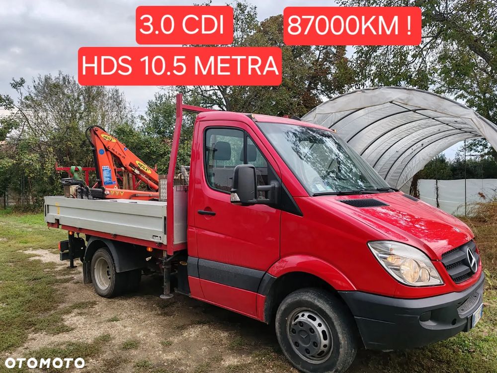 Mercedes-Benz Sprinter 418 CDI Skrzynia 3.60 M + HDS 10 Metrów  ! 3.0 CDI  ! 180 Km ! Klima ! - 1