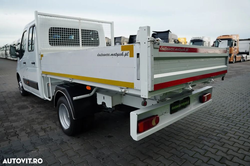 Renault MASTER / DCI 150 / BASCULATOR / CAMION CU TRACȚIE MIXĂ 7 LOCURI / MANUAL / DOUĂ RULOURI - 24