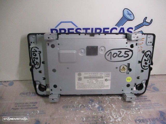 Radios 5G0919605D VW GOLF 7 2013 2.0TDI 184CV 5P PRETO ORIGINAL 4TU QFVW204B GPS - 2