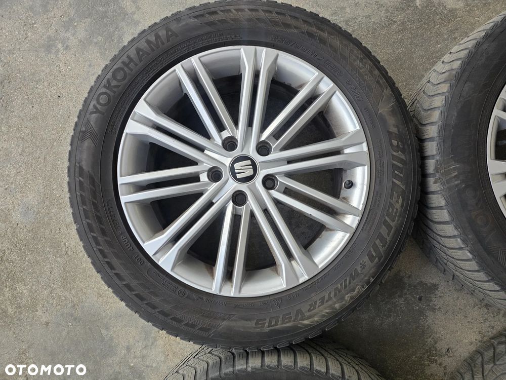 Seat Leon Alhambra Altea Oryginalne 5x112 17 cali opony lato zima 2kpl 225/55/17 - 3