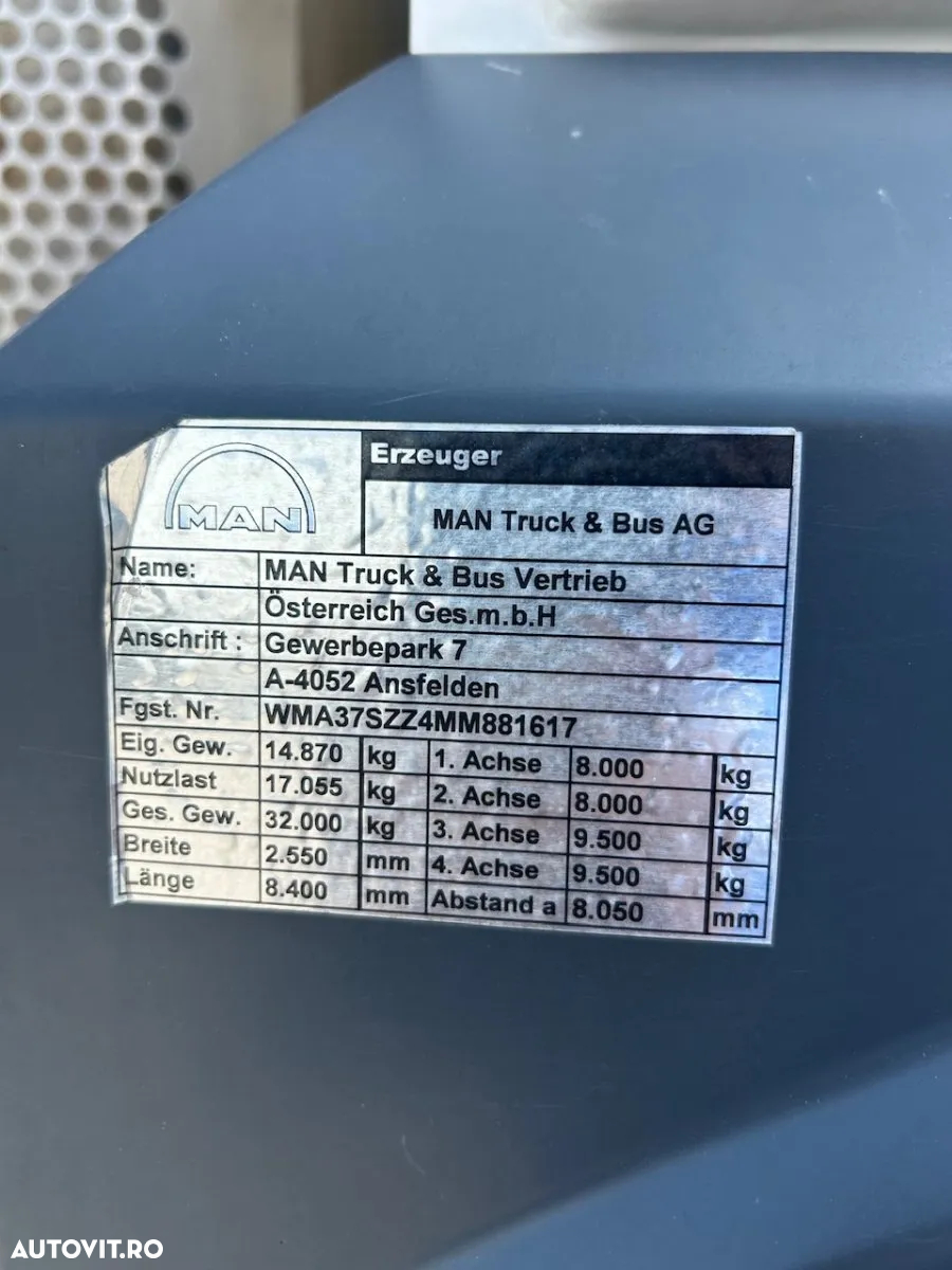 MAN TGS35.470, Meiller, basculare 3 parti, factura externa - 36