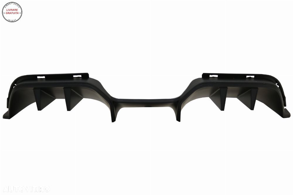 Difuzor Bara Spate Ford Mustang Sixth Generation (2015-2017) RTR Design Negru Mat- livrare gratuita - 3