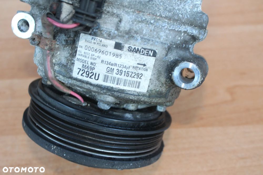 SPRĘŻARKA KOMPRESOR KLIMATYZACJI OPEL ASTRA K INSIGNIA B 1.6 CDTI 39157292 - 4