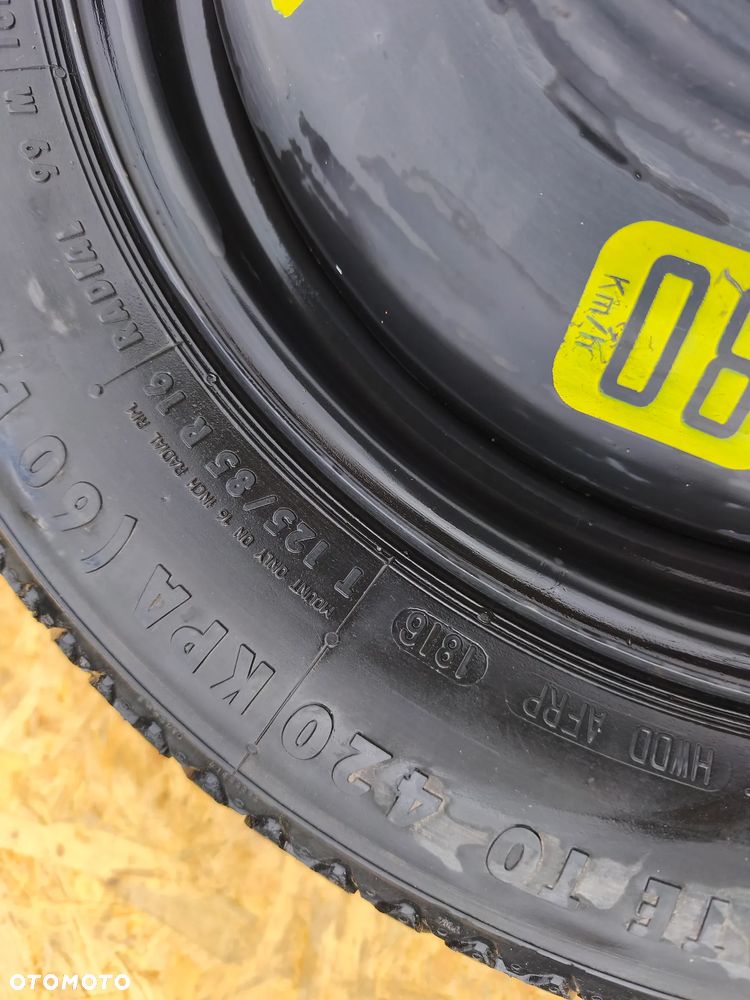 KOŁO DOJAZDOWE ZAPASOWE 5X108 PEUGEOT CITREON OPEL TOYOTA - 5