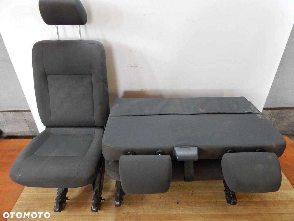 Fotel fotele kanapa tapicerka tył VW Transporter T5 T6 Caravelle Multivan 09-19 Łuków części - 6