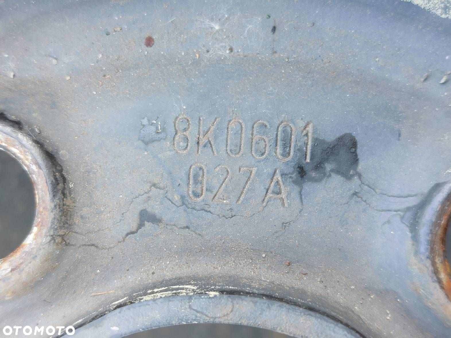 FELGI STALOWE 3 SZT 5x112 7Jx16 ET39 FI66,6 AUDI A4 B8 8K0601027A - 3