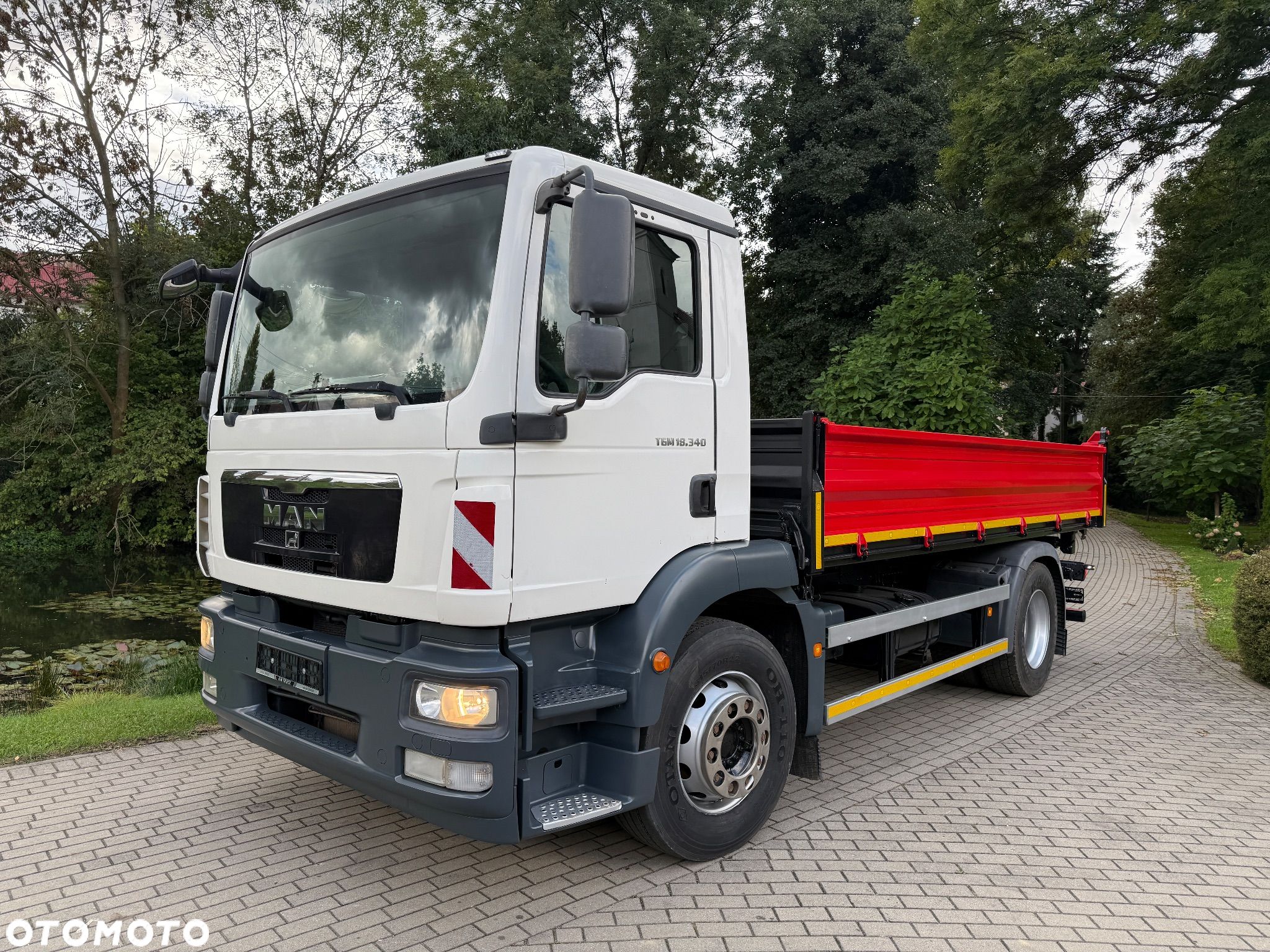 MAN TGM 18.340 / wywrotka / 3 stronny kiper / EURO 5 / SPROWADZONY - 1