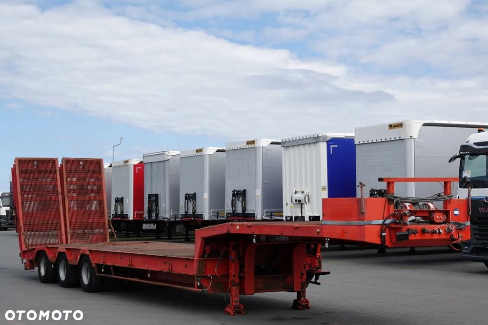 Faymonville VEREM NACZEPA LAWETA NISKOPODWOZIE / NAJAZDY HYDRAULICZNE / 3 OSIOWA / DMC: 34 tony / WAGA: 11 500 kg / - 9