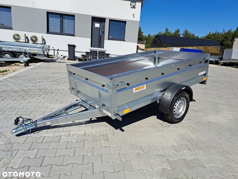 Neptun DOSTAWA Przyczepka 236x129x45cm DMC750kg SPAWANA RAMA, Resor 4-piórowy z amortyzatorem, WYSOKA BURTA - 3