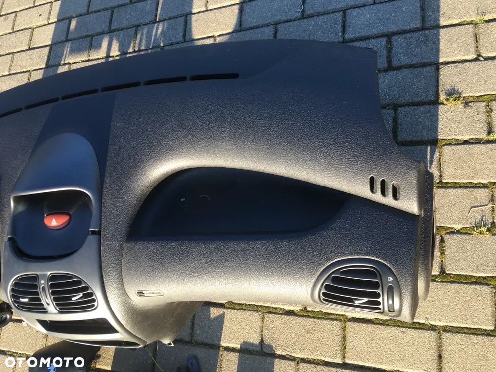 PEUGEOT 206 206CC KONSOLA DESKA ROZDZIELCZA AIRBAG - 2
