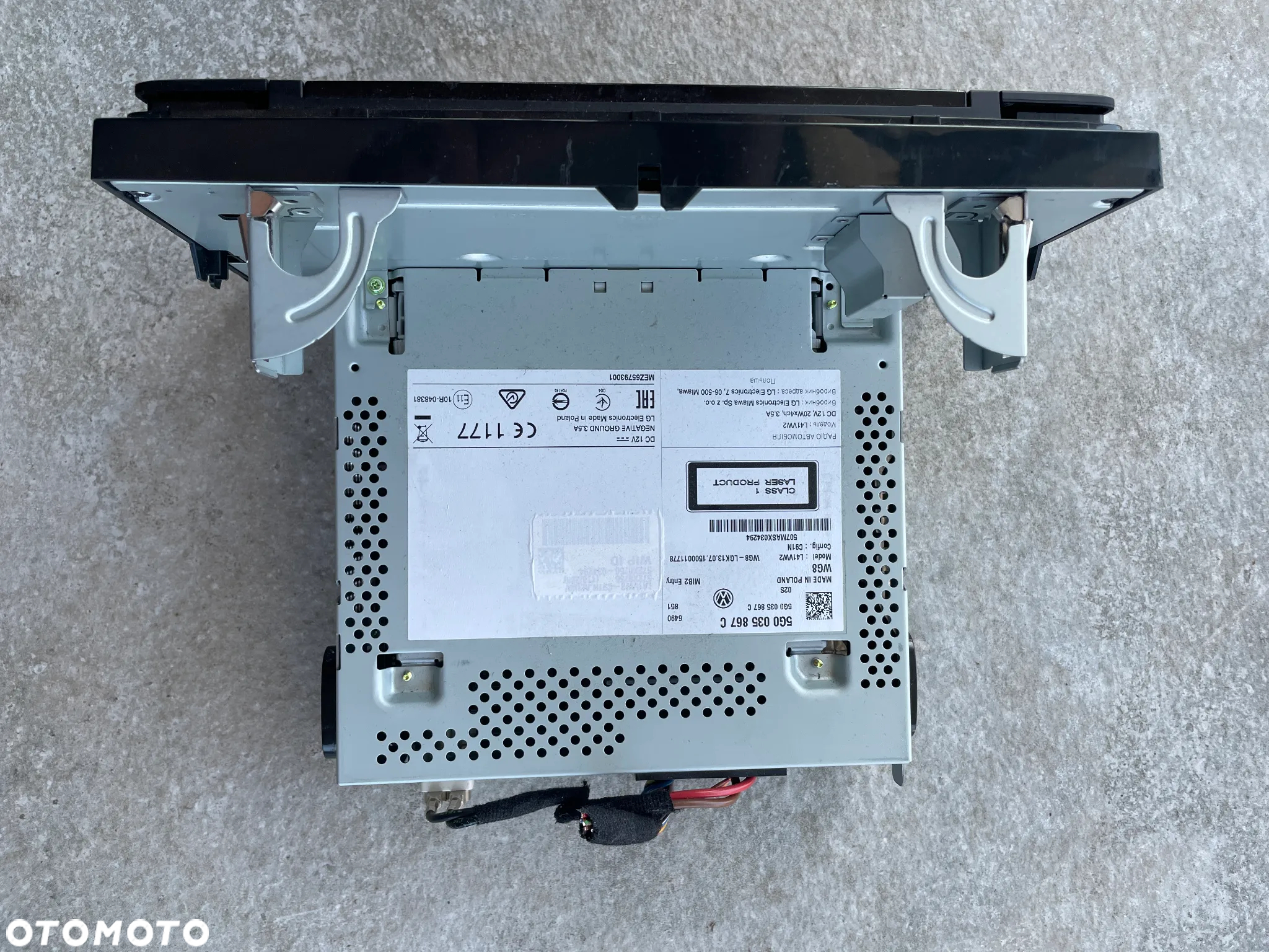 Radio Volkswagen Golf VII 5G0035867C - 2