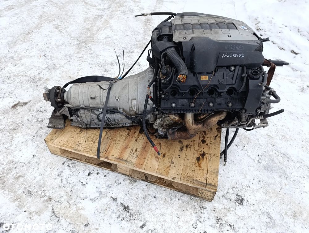 SILNIK 4.8 V8 N62B48B + SKRZYNIA AUTOMATYCZNA 6HP-26 /BMW E60/65/53 - 4