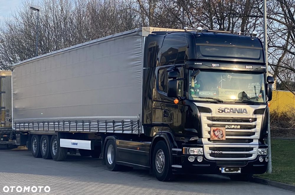 Scania R450 N320 XPI/EURO 6/4x2/STREMLINE/HYDRAULIKA/RETARDER/XENON/FULL LED/PODGRZEWACZ PALIWA/PODWÓJNE SZYBY /4 PODUSZKI TYŁ/WAGA/SERWISOWANA+NACZEPA KRONE SD(ZESTAW). - 1