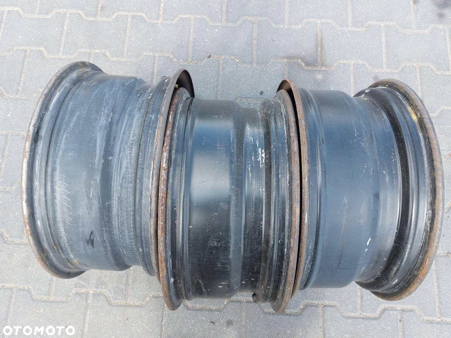 FELGI STALOWE 3 SZT 5x112 7Jx16 ET39 FI66,6 AUDI A4 B8 8K0601027A - 5