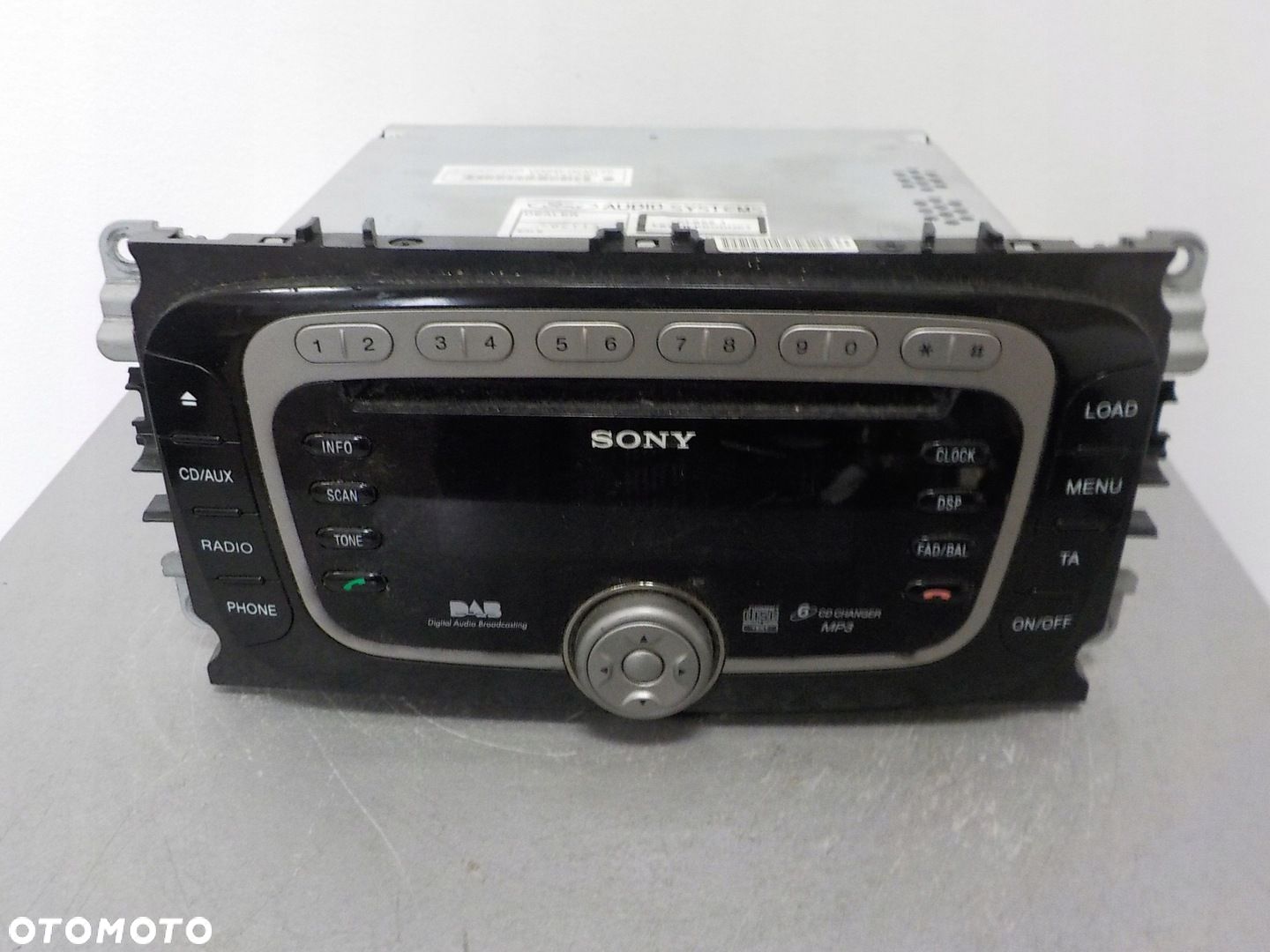 FORD MONDEO IV MK4 S-MAX RADIO KOD MP3 DAB - 1