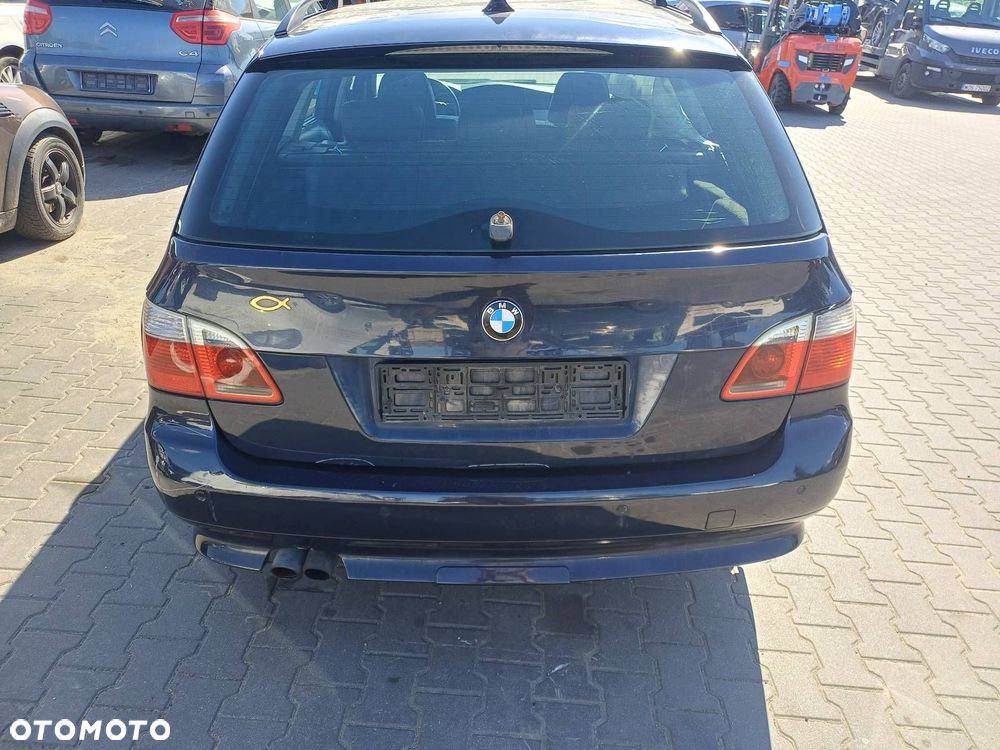 KOMPLETNY TYŁ KLAPA ZDERZAK LAMPA BMW E61 ORIENTBLAU METALLIC 317/5 - 1
