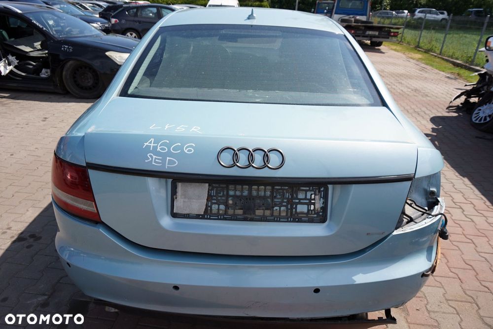KLAPA BAGAŻNIKA TYLNA A6 C6 SEDAN LY5R  NIEBIESKI AUDI 2004-2008 - 1