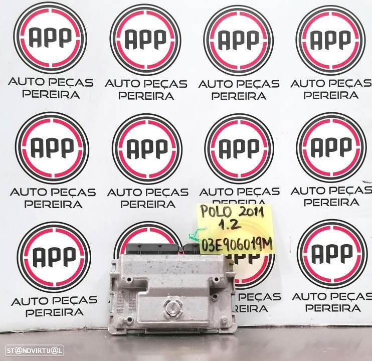 Centralina Polo 6R, Ibiza 6J 2011, 1.2 12V referência 03E906019M - 1