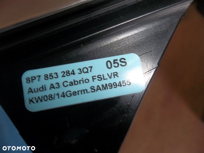 Audi A3 Cabrio listwa parapet prawy chrom - 3