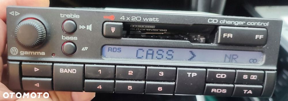Radio Gamma IV Oryg. Volkswagen Passat B3 Golf III Vw T4 3B0035186A Idealne - 7
