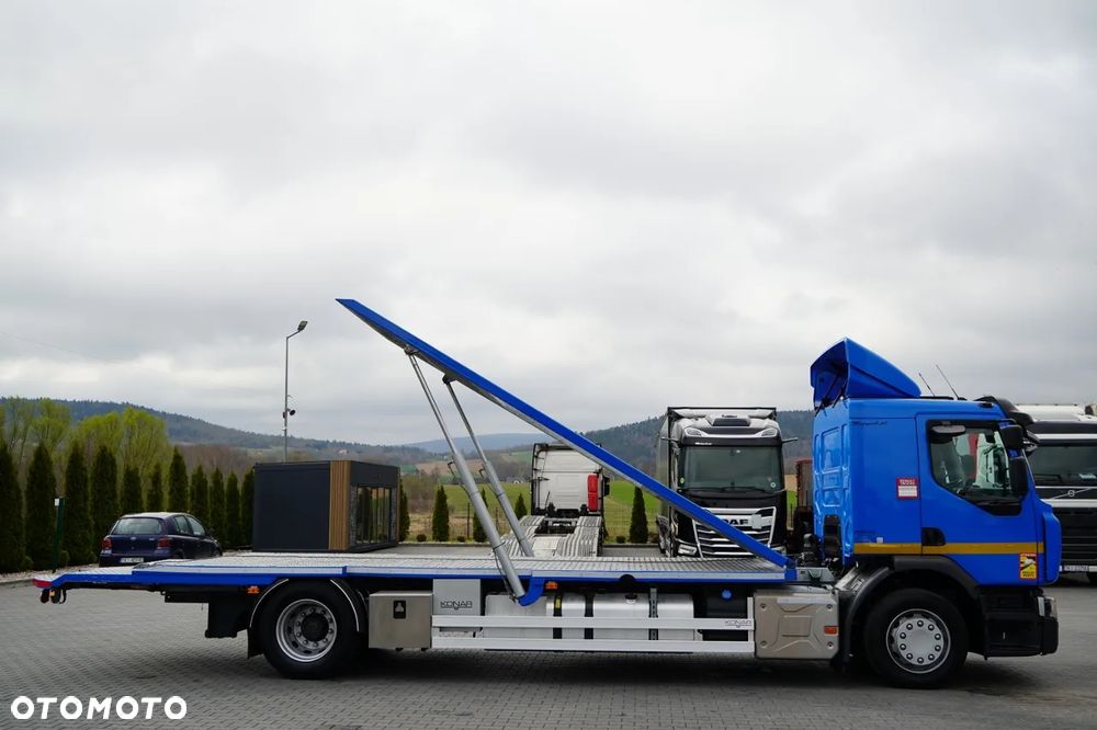 Renault D WIDE 380 DE11 / 4X2 / LAWETA 8 M / AUTOTRANSPORTER / PODEST / WYCIAGARKA / - 7