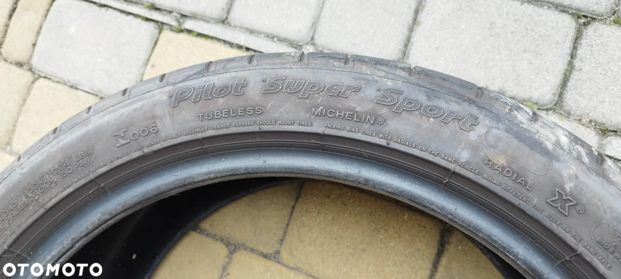 255/40/19 michelin pilot super sport - 5