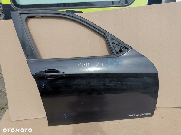 DRZWI PRAWE PRZOD BMW X1 E84 CZARNE