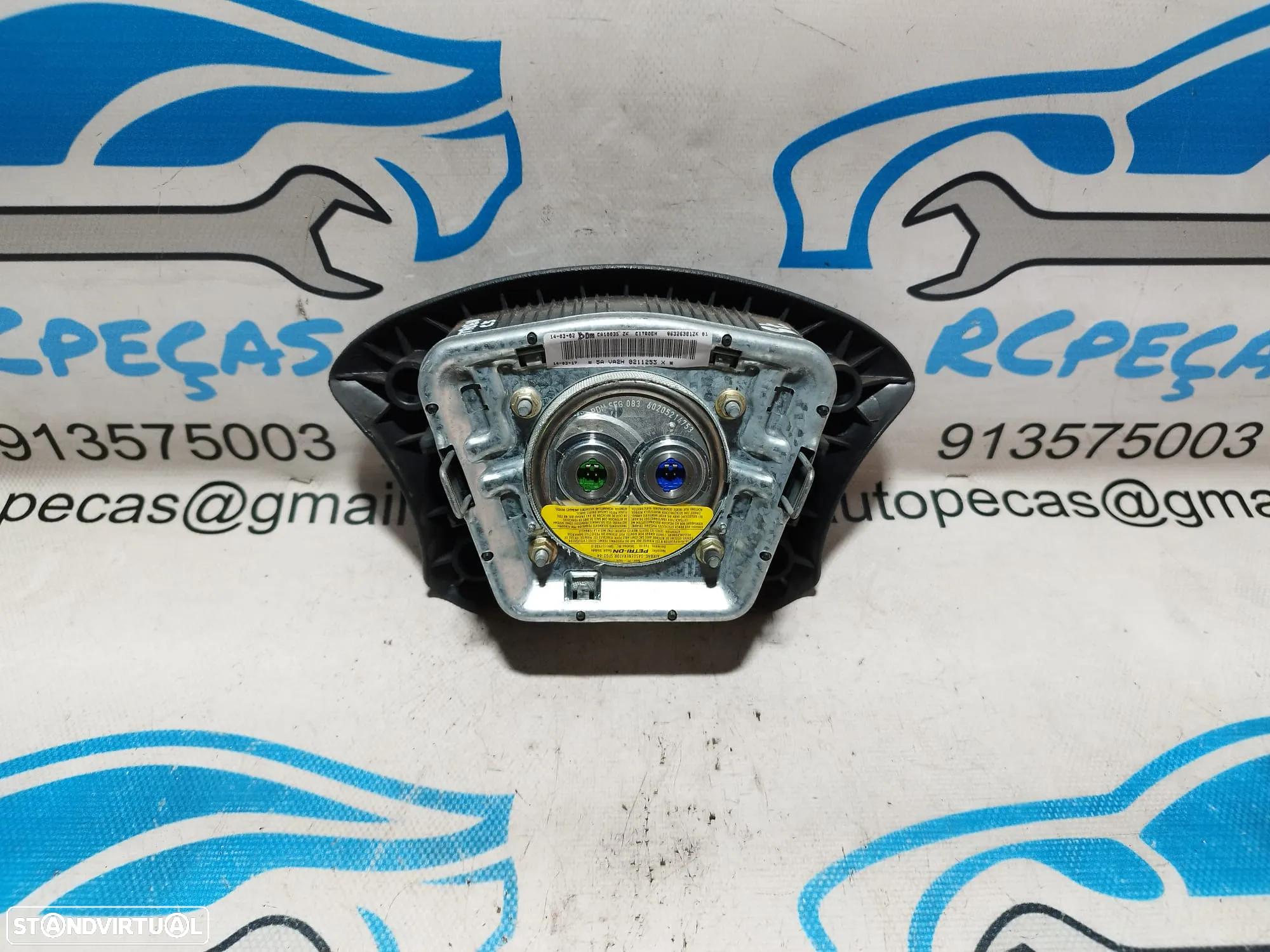 AIRBAG VOLANTE GUIADOR CITROEN C5 I 1 MK1 DC 963263812K 963263812 - 3