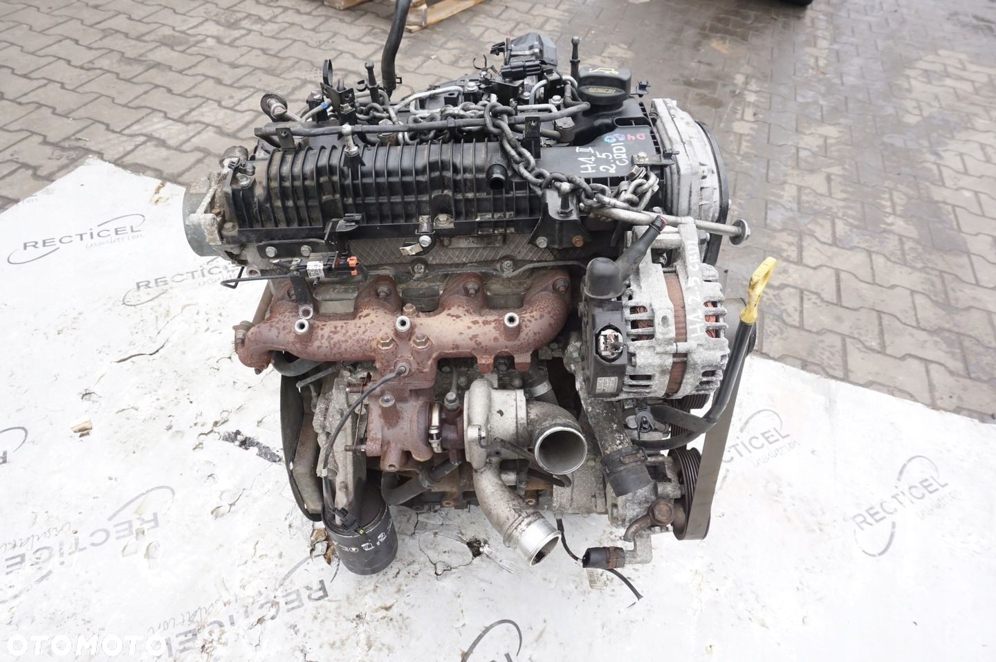 SILNIK D4CB HYUNDAI H1 2.5 CRDI EURO 5 84 TYS KM KOMPLETNY - 6