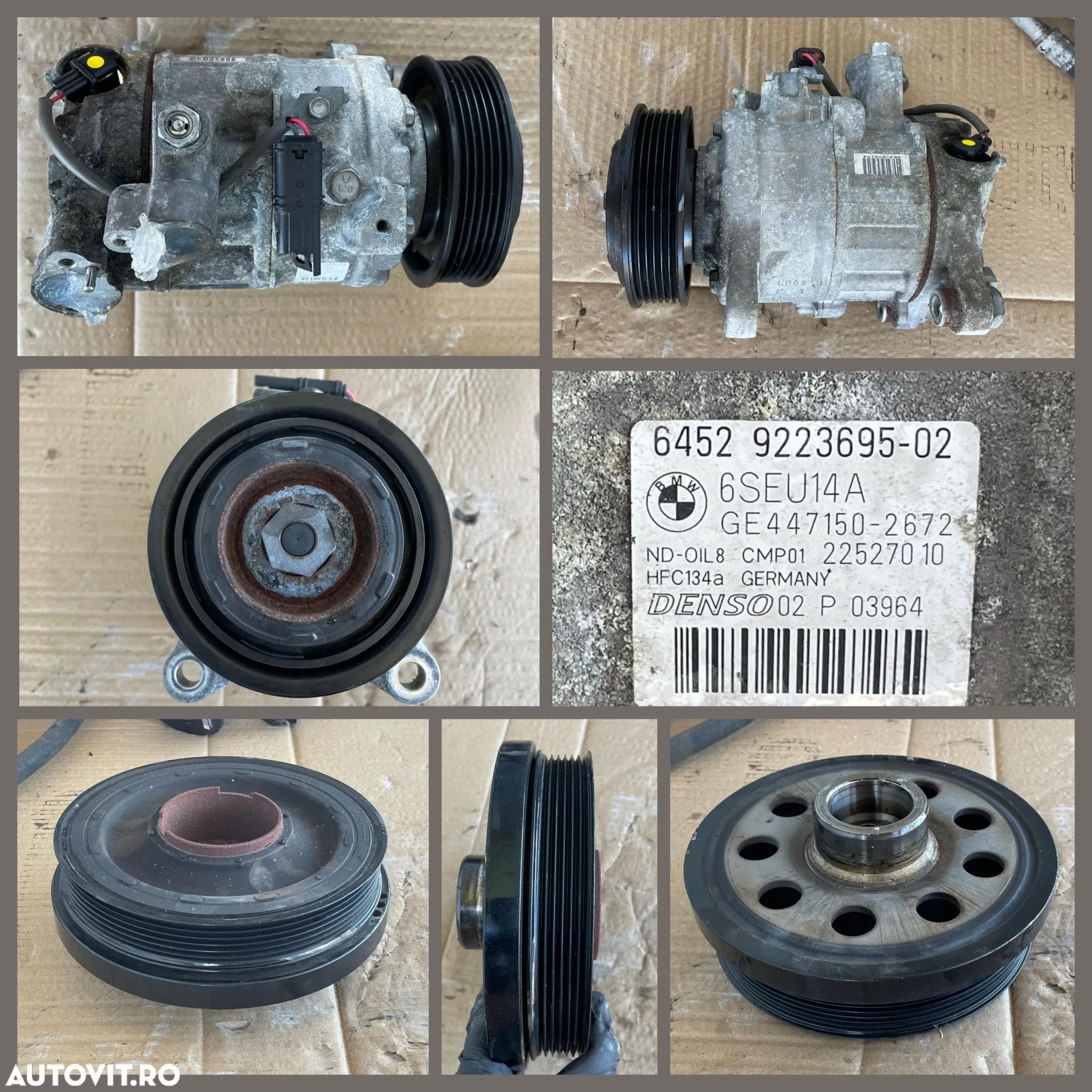 Anexe motor N47 Bmw 320d F30 injectoare rampa injectoare pompa inalta presiune alternator fulie uitate ABS racitor gaze EGR  catalizator termoflot debitmetru bmw 184cp - 4