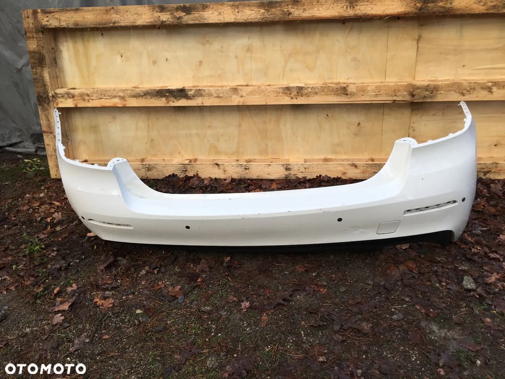 ZDERZAK Tylni- BMW Serii 5 (G30) - M Pakiet - Biały - 5112 9498613