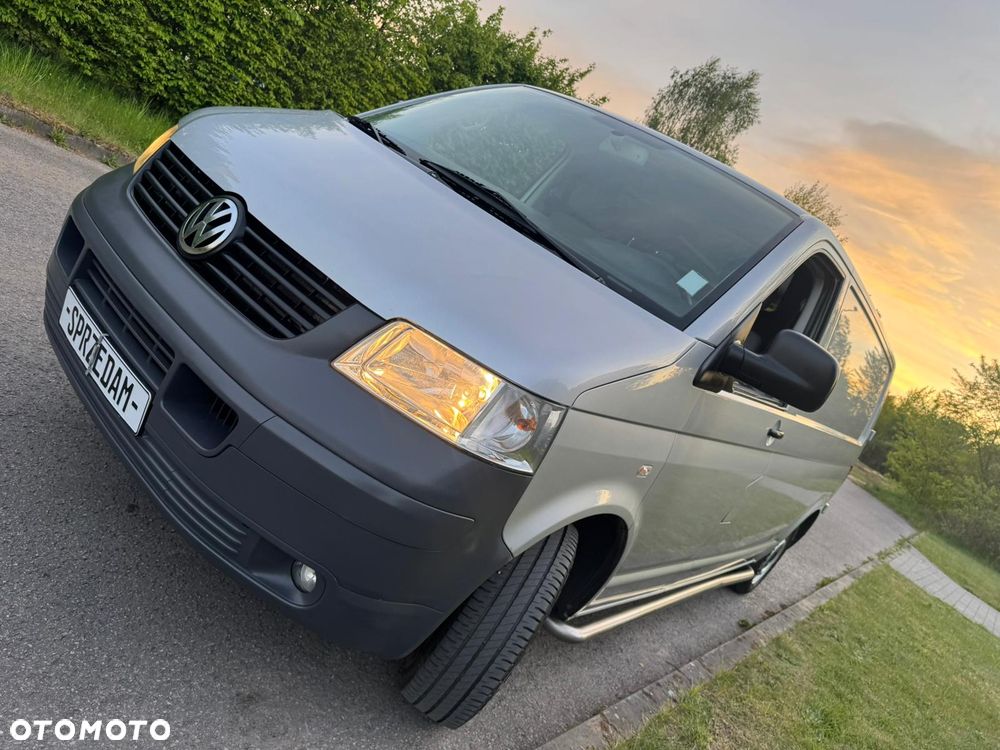 Volkswagen TRANSPORTER L2H1 Długi Klima Tempomat Furgon 3os. Rury Pdc Hak Serwis - 23